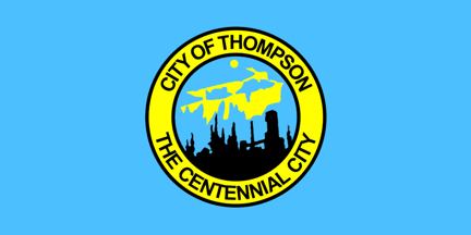 Flag of Thompson, Manitoba (Canada)